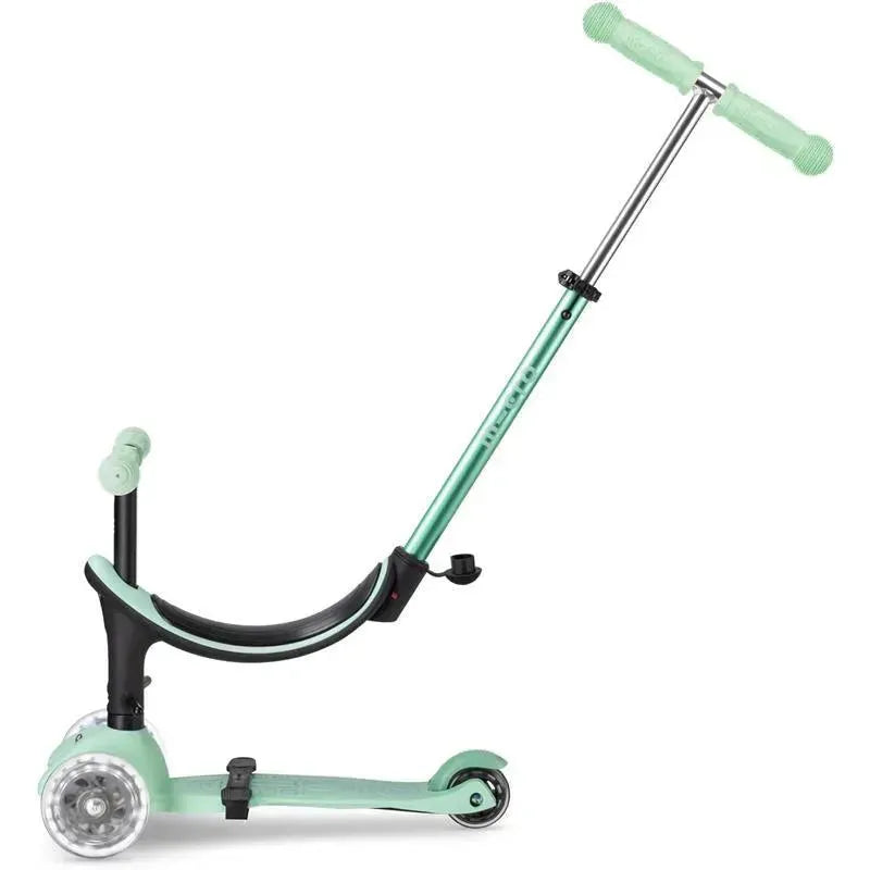Micro Kickboard - Mini2Grow LED Wheels, 4in1 Scooter, for Kids Ages 1-6, Mint Image 8