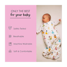 Milk Snob Disney Baby Sleeping Sack, Sleeveless Sleep Bag and Wearable Zip Up Blanket, Disney Princess Image 2