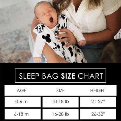Milk Snob - Disney Baby Sleeping Sack Sleeveless Sleep Bag And Wearable Zip Up Blanket, Mickey Image 2