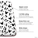 Milk Snob - Disney Baby Sleeping Sack Sleeveless Sleep Bag And Wearable Zip Up Blanket, Mickey Image 4