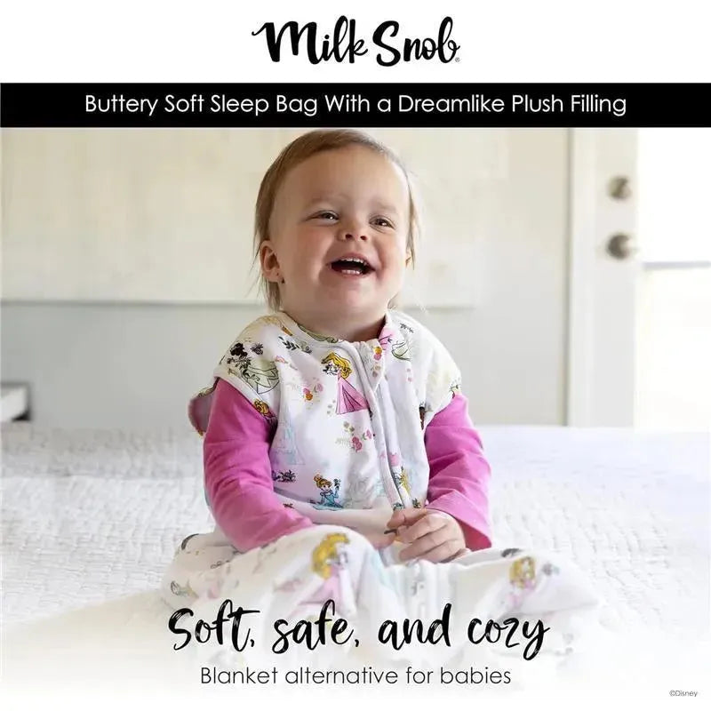 Milk Snob - Disney Baby Sleeping Sack, Sleeveless Sleep Bag and Wearable Zip Up Blanket, Princess Image 3