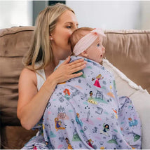 Milk Snob Disney Princess Party Swaddle Receiving Baby Blanket Image 2