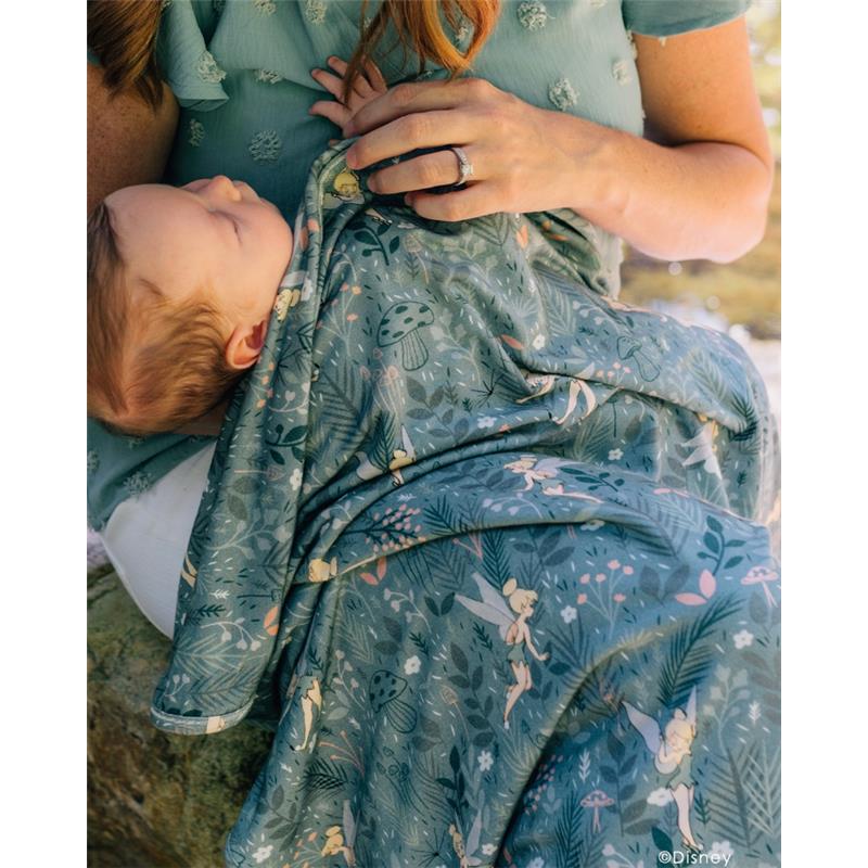 Milk Snob Disney Tinker Bell Swaddle Receiving Baby Blanket Image 2