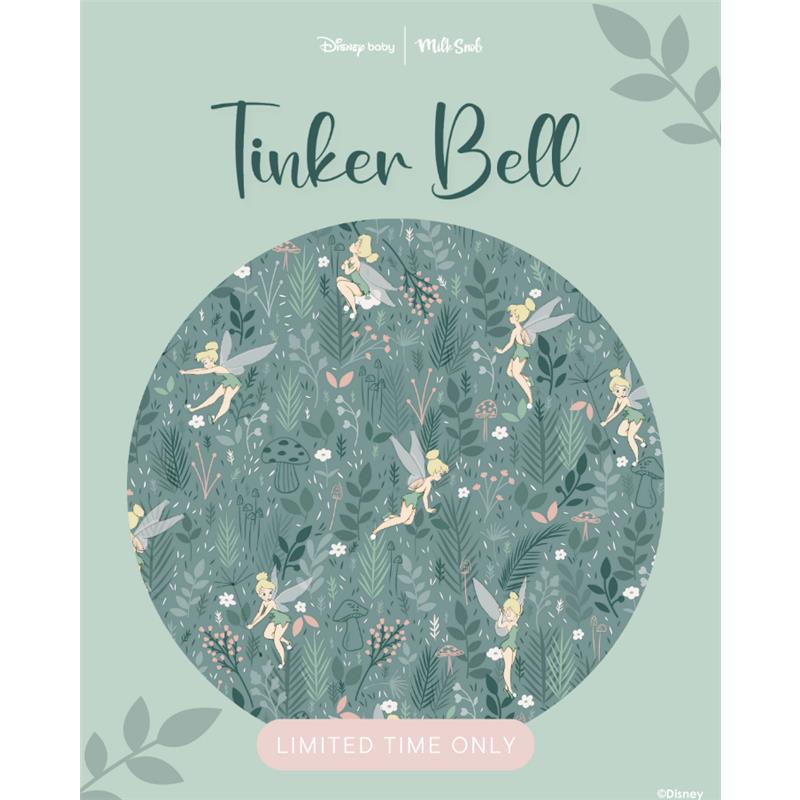 Milk Snob Disney Tinker Bell Swaddle Receiving Baby Blanket Image 4