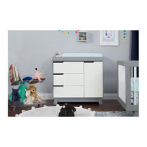 Million Dollar Baby - Babyletto Hudson 3-Drawer Changer Dresser with Removable Changing Tray, Grey/White Image 2