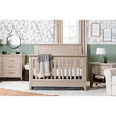 Million Dollar Baby - Beckett Rustic 4-in-1 Convertible Curve Top Crib, Sandbar Image 7