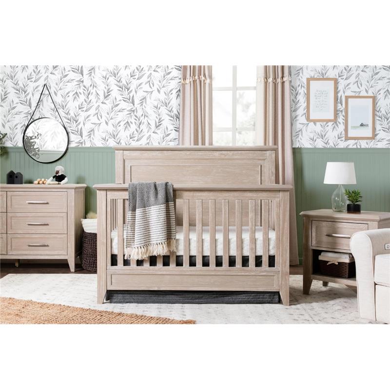 Million Dollar Baby - Beckett Rustic 4-in-1 Convertible Curve Top Crib, Sandbar Image 7