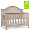 Million Dollar Baby - Beckett Rustic 4-in-1 Convertible Curve Top Crib, Sandbar Image 4