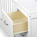 Million Dollar Baby - Davinci Charlie 4-in-1 Convertible Mini Crib and Changer Combo in White Image 6