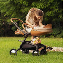 Mima - Creo Single Stroller, Mocha Cream Image 6