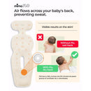 Mima - Flo Baby Cooling Seat Liner, Donut Beige Image 3