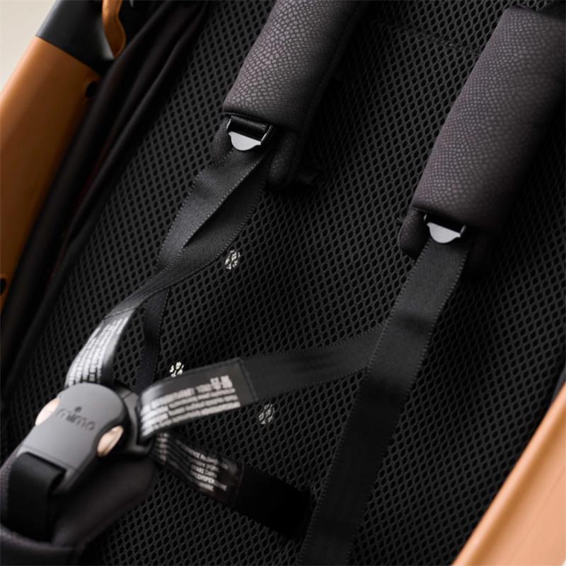 Mima - Miro Compact Stroller, Black Chassis/Mocha Cream Seat Image 11