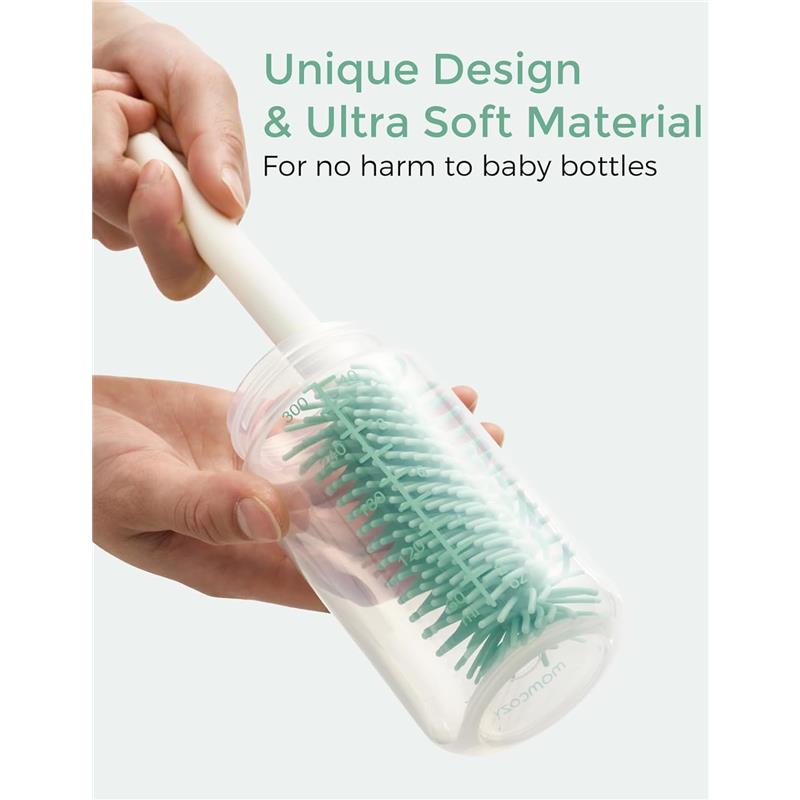 Momcozy - 7-in-1 Baby Bottle Brush Set with Silicone Brush Image 6