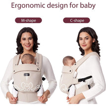 Momcozy Baby Carrier Newborn to Toddler - Khaki Image 2