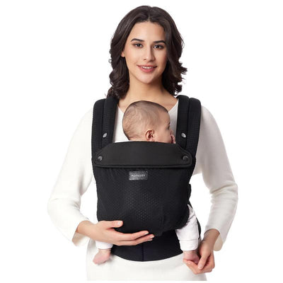 Momcozy - Baby Carrier Newborn To Toddler, Mesh Black Image 1