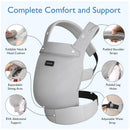 Momcozy - Baby Carrier Newborn To Toddler, Mesh Grey Image 5