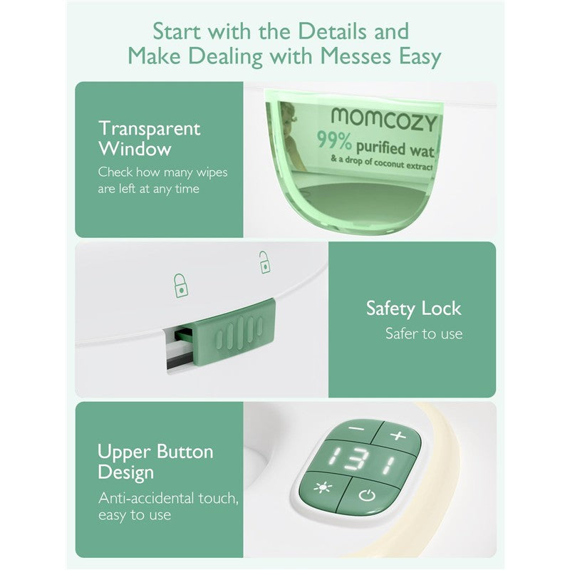 Momcozy Baby Wipe Warmer - Regular  Image 8