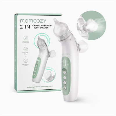 Momcozy BreezyClear™ 2-in-1 Spray & Suction Electric Nasal Aspirator Image 1