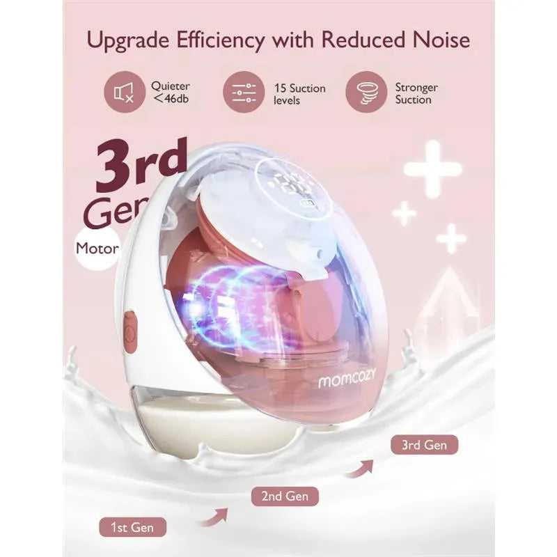 Momcozy - Double Breast Pump Hands Free Mobile Flow M9 Image 7