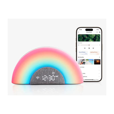 Momcozy - Dreamsync Smart Baby Sound Machine, Rainbow Light & App Control Image 1