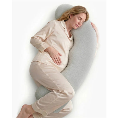 Momcozy J-Shaped Maternity Body Pillow Image 1