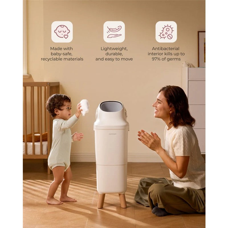 Momcozy Triple-Seal Diaper Pail Image 9