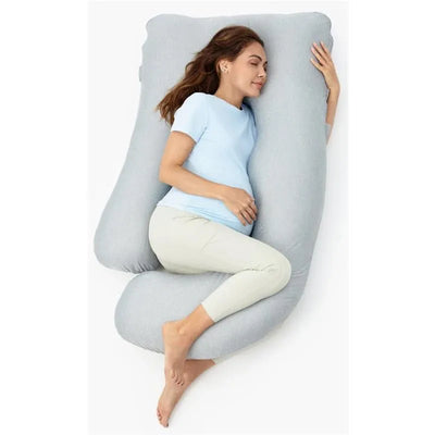 Momcozy - U Shaped Cooling Fabric Pregnancy Pillow Image 1