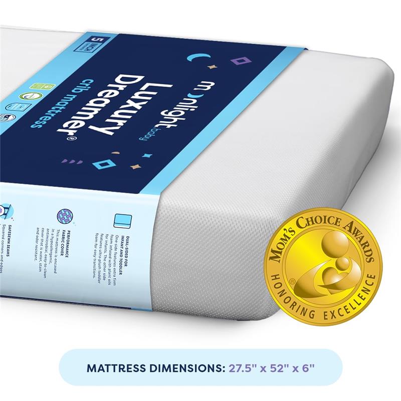 Moonlight Baby - Slumber Luxury Dreamer Crib Mattress, Standard Size Image 5