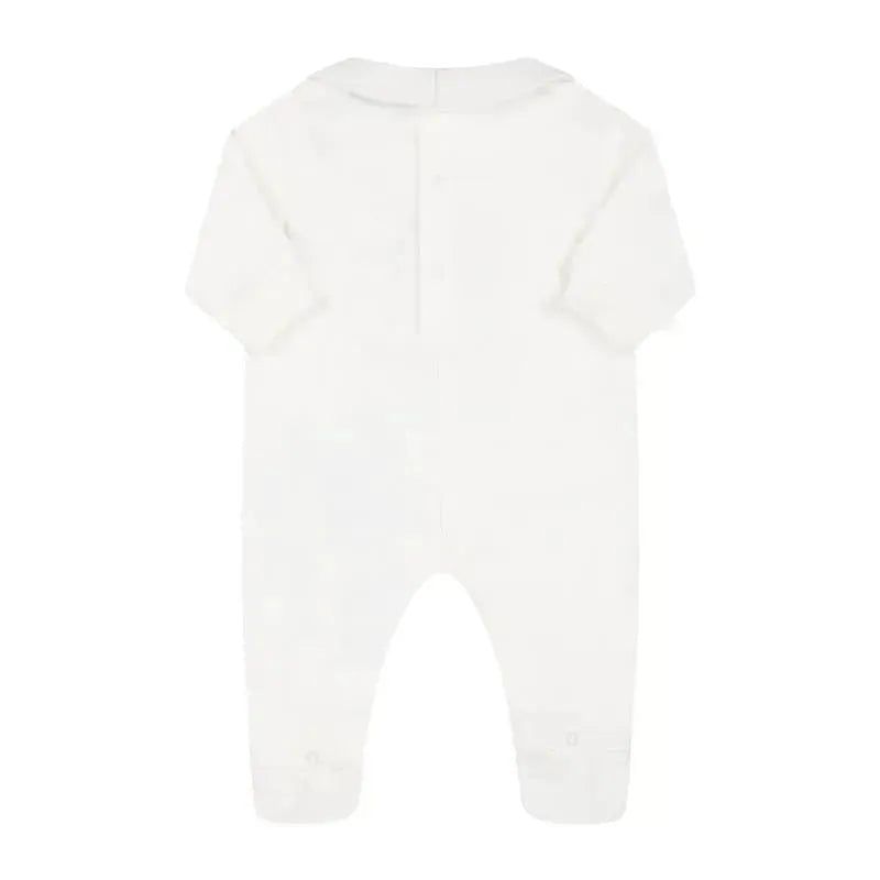 Moschino Baby - Babygrow Giftbox With Collar Large Bear Graphic, Cloud Image 2