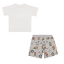 Moschino Baby - Boys T-Shirt And Shorts Set With Bear Soccer, Grey Toy Image 2