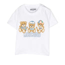 Moschino Baby - Boys T-Shirt With Toy Bears Logo Graphic Print, Optic White Image 1