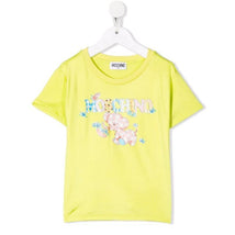 Moschino Baby - Girl Dress With Elephant, Lime Green Image 1