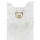 Moschino Baby - Girl Dress With Golden Logo Tape, White Image 3