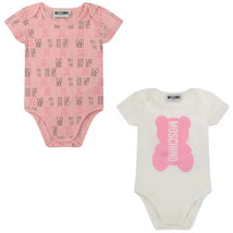Moschino - Baby Girl Jersey Bodysuit Gift Set With Allover Print Detail, Sugar Toy Image 1