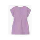 Moschino Baby - Girl Short Sleeve Dress With Giraffe And Logo Graphic, Lilac Image 2