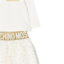 Moschino Baby - Girl T-Shirt With Collar & Skirt With Logo, Cloud Image 3