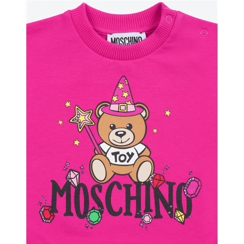 Moschino - Baby Girl Tulle Baby Sweater With Fairy Print - Blossom Pink  Image 3