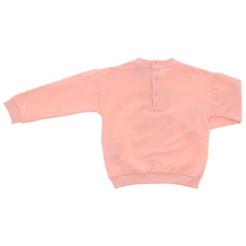 Moschino - Baby Sweatshirt With Book Toy Bear, Sugar Rose Image 3
