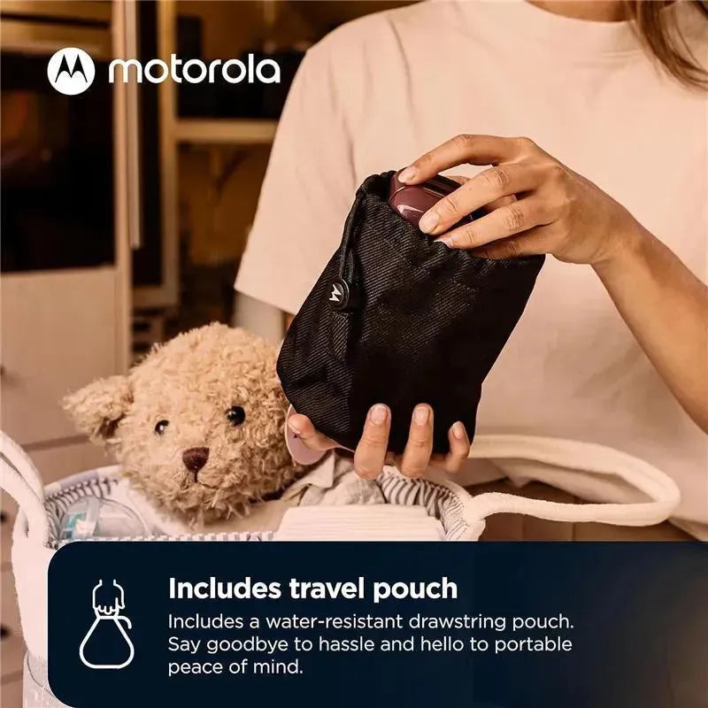 Motorola - Audio-Only Portable Baby Monitor with Rechargeable Batteries Image 6
