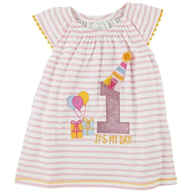 Mud Pie 1st Birthday Girl Tunic Image 1
