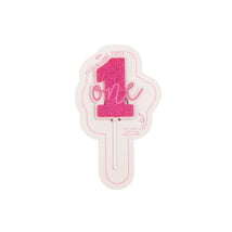 Mud Pie Acrylic Pink One Birthday Topper