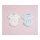 Mud Pie - Baby Boy Blue Poplin Bubble Image 2