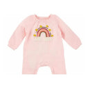 Mud Pie - Baby Girl Applique Bodysuit, Rainbow Image 1