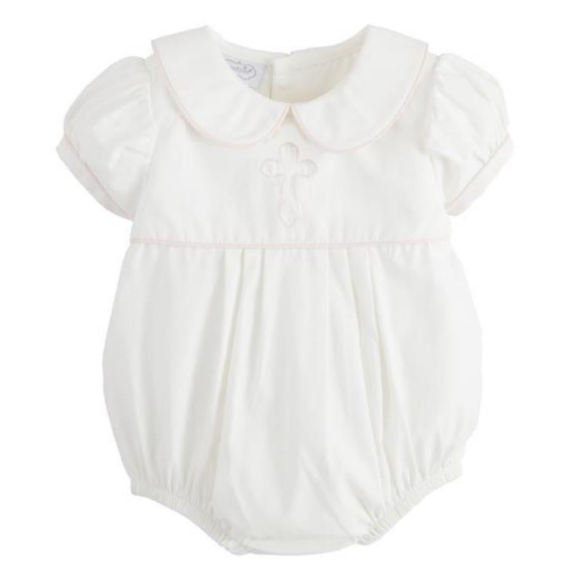 Mud Pie - Baby Girl Cross Poplin Bubble Image 1
