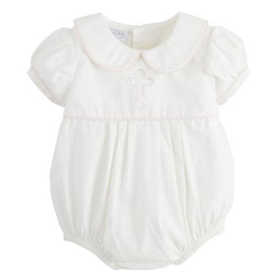 Mud Pie - Baby Girl Cross Poplin Bubble Image 1