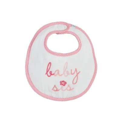 Mud Pie - Baby Girl Little Sister Bib Image 1