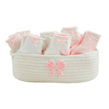 Mud Pie - Baby Girl Pink Baby Socks, Dot Pink Image 2