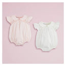 Mud Pie - Baby Girl Pink Collared Poplin Bubble Image 2