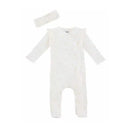 Mud Pie - Baby Girl Rib Star Sleeper And Headband  Image 1