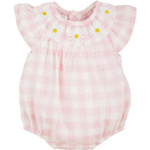 Mud Pie - Baby Girl Smocked Daisy Bubble Image 1